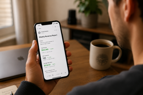 See exactly what your website is generating every month