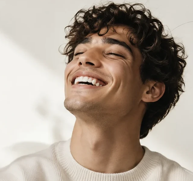 Smiling patient at Nova Dental